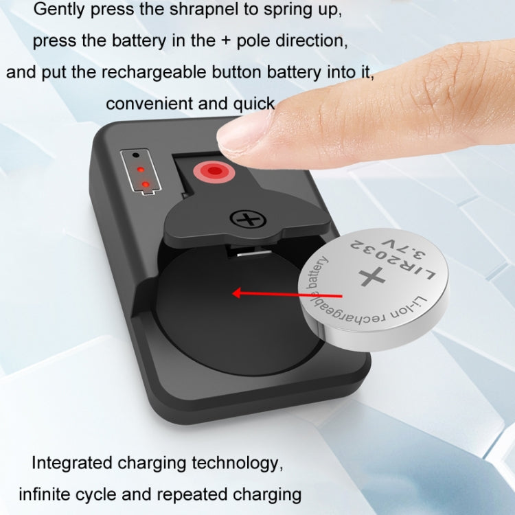 4.2V LIR2032/2450 Button Battery Universal Charger(White With Cable)