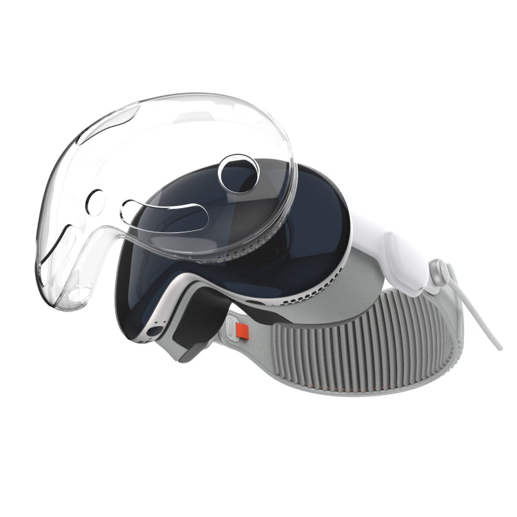 For Apple Vision Pro Protective Case VR Headset Device Accessories, Color: Transparent TPU