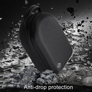 For Apple Vision Pro Storage Bag VR Headwear EVA Portable Hard Case(Cloth Pattern Black)