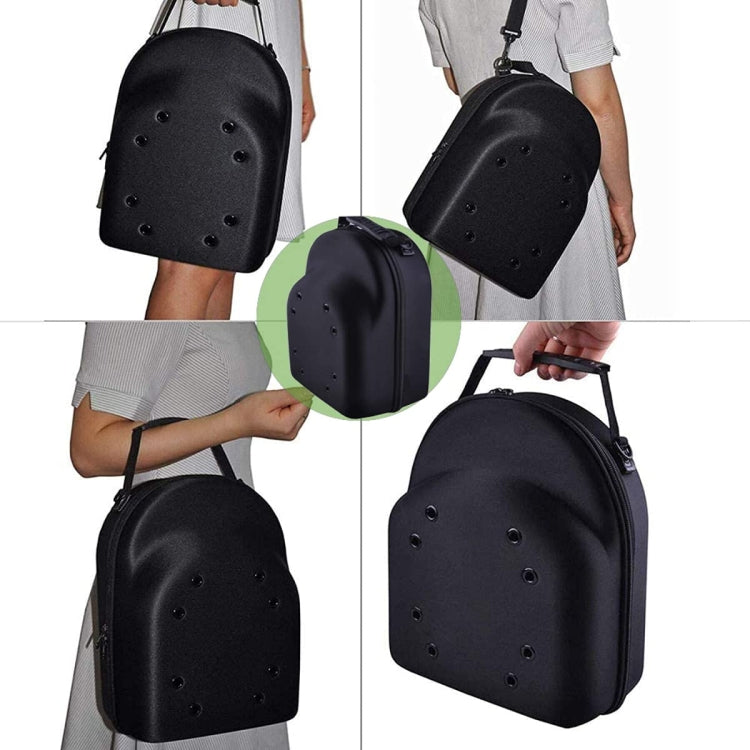 EVA Lightweight Durable Zipper Hat Storage Bag(Black)