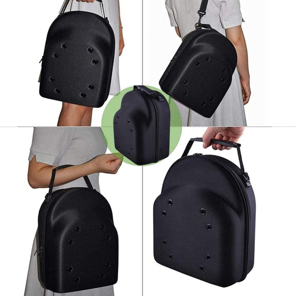 EVA Lightweight Durable Zipper Hat Storage Bag(Black)