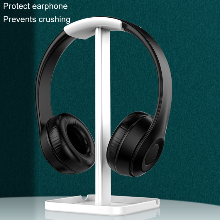 Desktop Headphone Holder Cell Phone Tablet Stand(White)