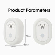Adjustable Night Light Ultrasonic Mosquito Repeller Mini Home Electronic Mouse Repeller, Spec: US Plug(White)