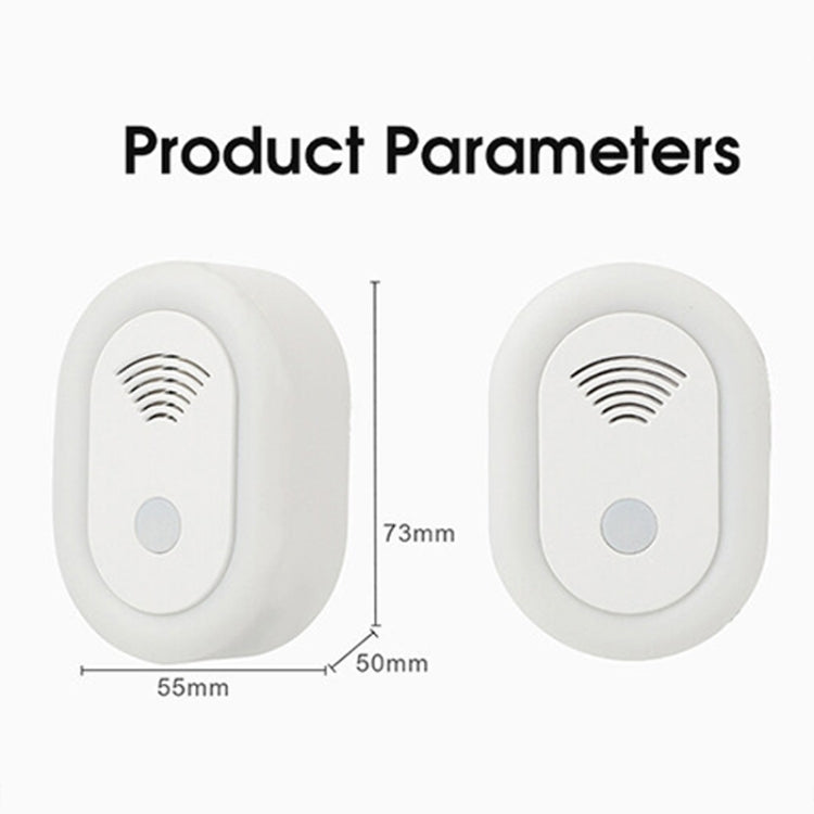 Adjustable Night Light Ultrasonic Mosquito Repeller Mini Home Electronic Mouse Repeller, Spec: AU Plug(White)