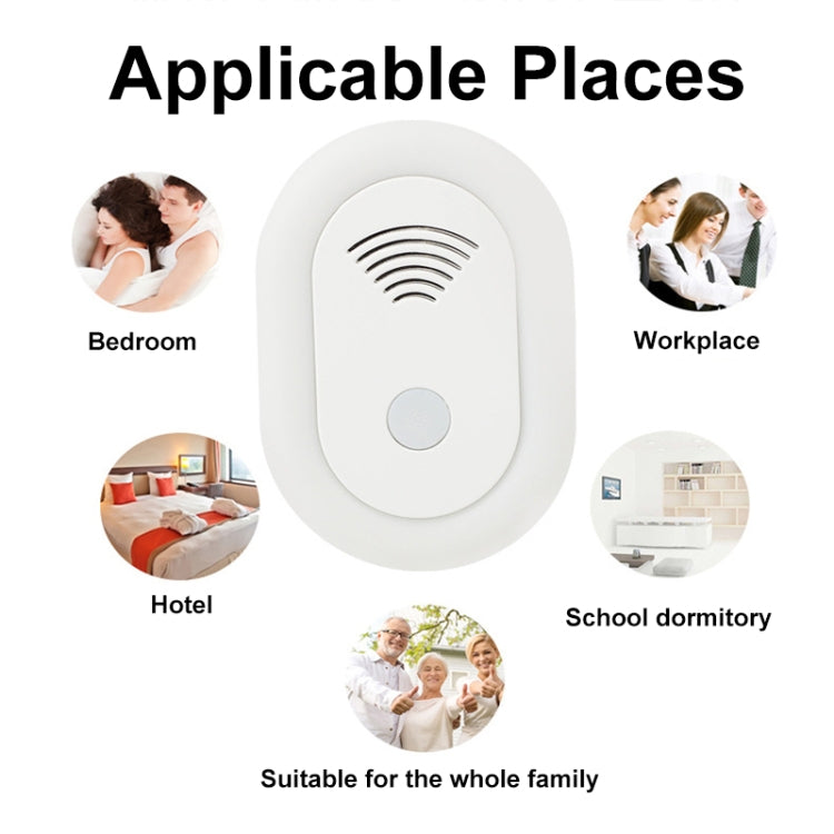 Adjustable Night Light Ultrasonic Mosquito Repeller Mini Home Electronic Mouse Repeller, Spec: AU Plug(White)