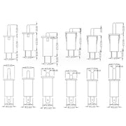 3pcs Refrigerator Door Light Switch Wardrobe Door Self-reset Switch, Size: Normally Closed 4.6mm