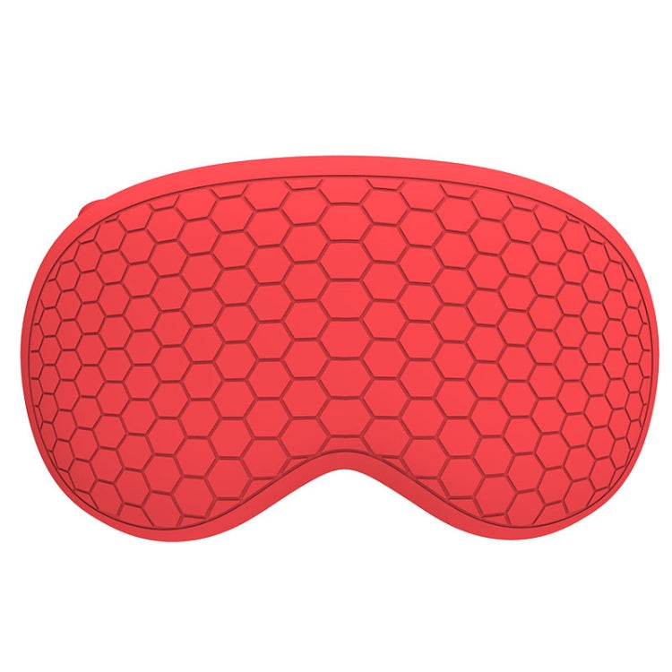 For Apple Vision Pro Silicone Protective Cover VR Accessories(Red)