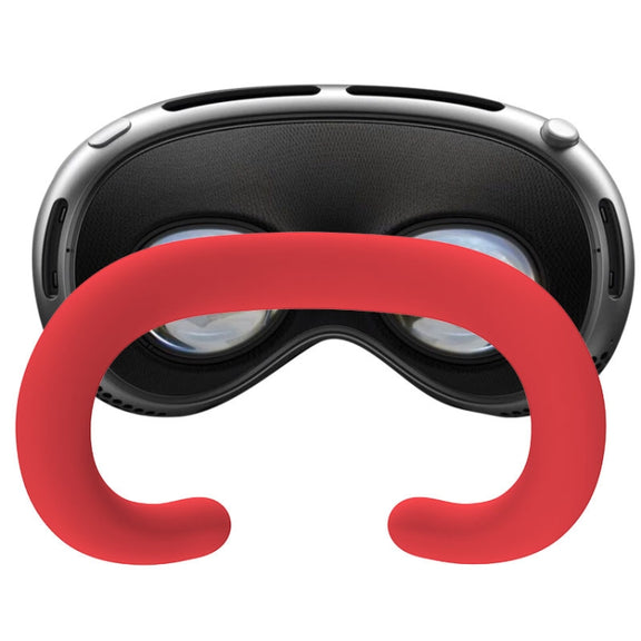 For Apple Vision Pro Silicone Eye Mask Sweatproof Dustproof Replaceable Silicone Case(Black)