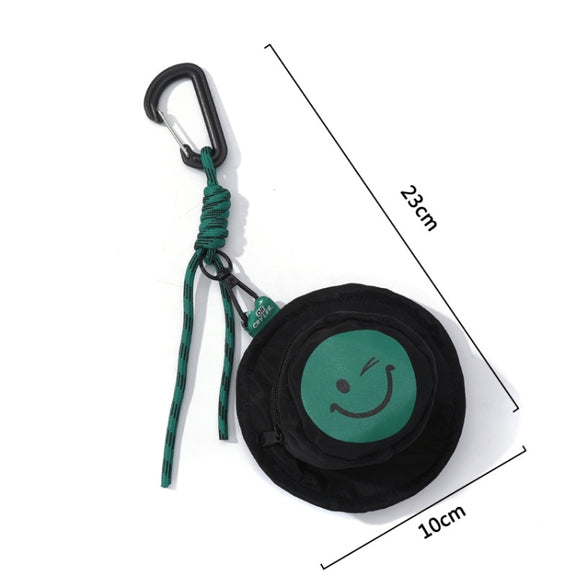 Portable Fisherman Hat Bag Coin Key Pouch Mini Bag Hanger, Color: Orange