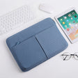 10/11 Inch Houndstooth Pattern Oxford Cloth Laptop Bag Waterproof Tablet Storage Bag(Haze Blue) - 10 - 11 inch by PMC Jewellery | Online Shopping South Africa | PMC Jewellery | Buy Now Pay Later Mobicred