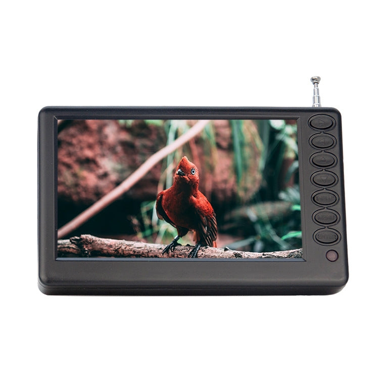 5 Inch Ultra-Thin Portable Car Digital LCD TV, Format: DVB-T2(EU Plug)