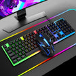T-WOLF TF230 Colorful Light Effect Game Office Computer Wired Keyboard and Mouse Kit(Black) - Wired Keyboard by T-WOLF | Online Shopping South Africa | PMC TechLife | Buy Now Pay Later Mobicred
