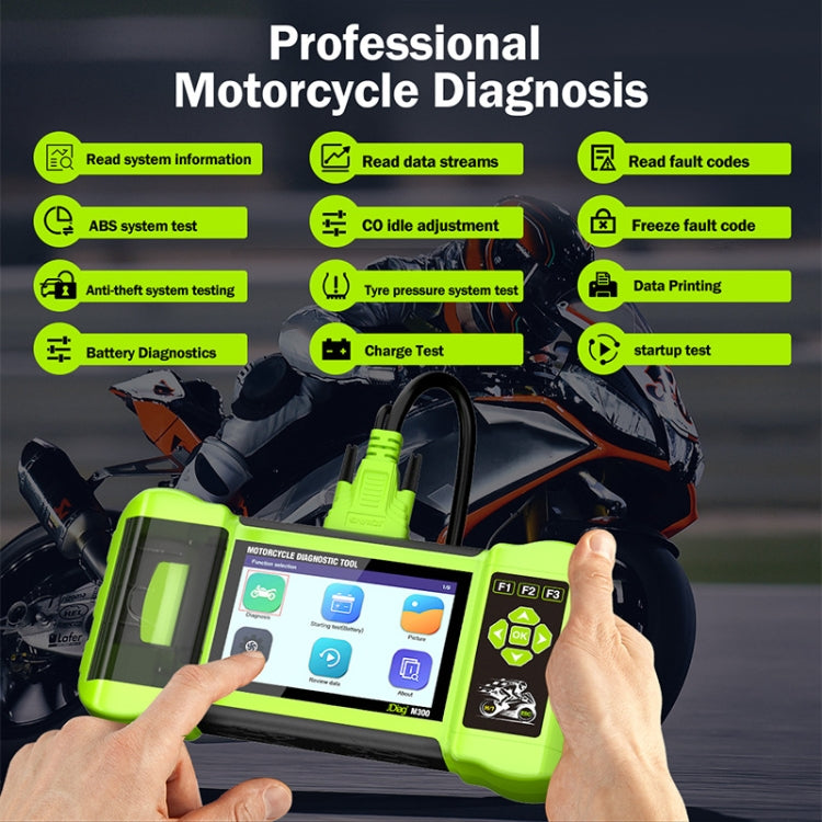 For Harley/Ducati/BMW JDiag Intelligent Heavy Duty Machine Tester