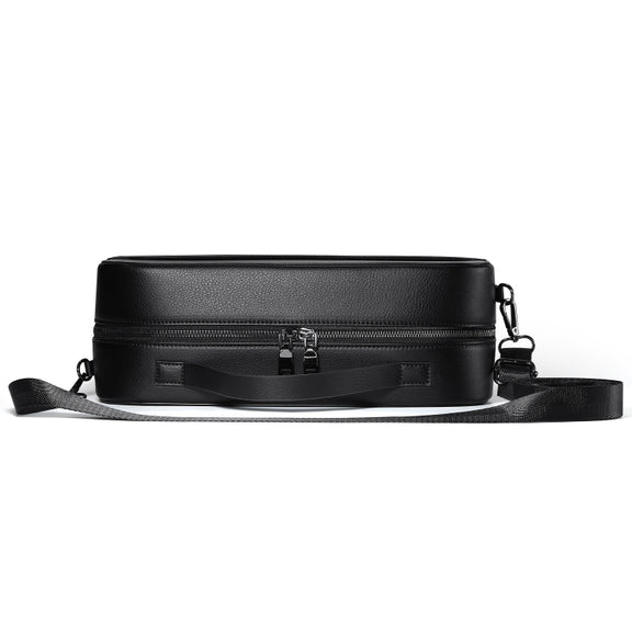 For Apple Vision Pro Headset Multifunctional Storage Bag Carrying Case(Black)
