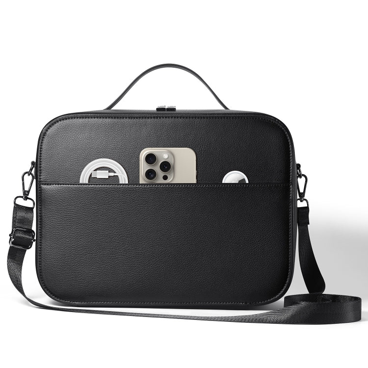 For Apple Vision Pro Headset Multifunctional Storage Bag Carrying Case(Black)