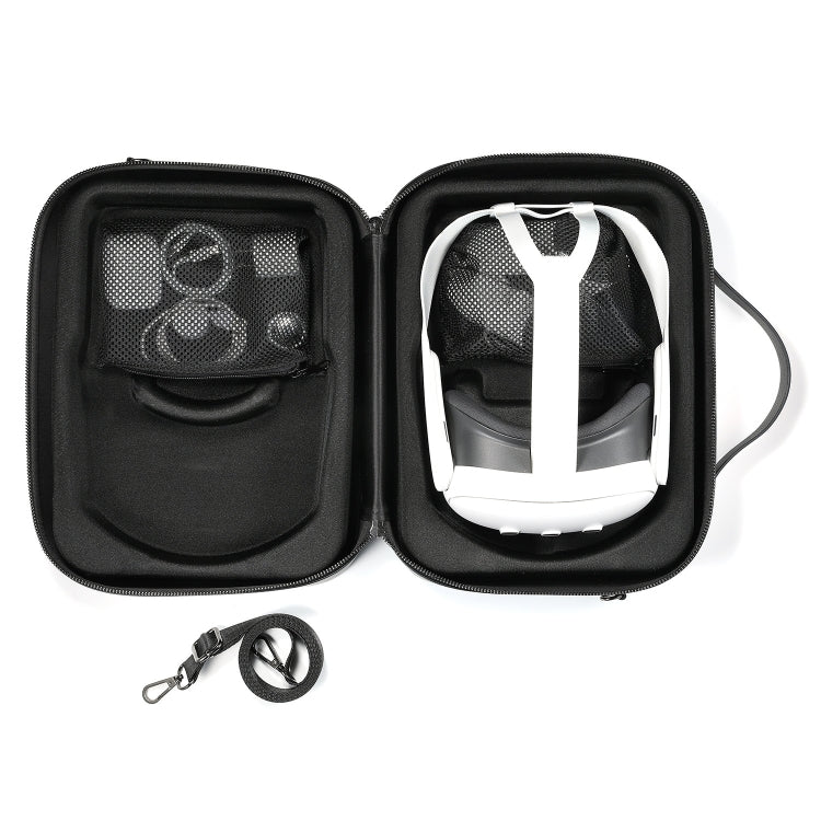 For Apple Vision Pro Headset Multifunctional Storage Bag Carrying Case(Black)