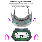 For Meta Quest 3 Adjustable Replacement Eye Mask VR Blackout Soft Replacement Face Mask Set