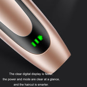Rechargeable Hair Clipper Pet Shaver(Gold Black Pattern)