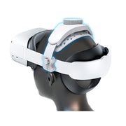 DEVASO VR Glasses Retractable Adjustable Headband Accessories For Meta Quest 3S / Meta Quest 3 / Meta Quest 2 / Meta Quest Pro / Pico 4 / Pico 4 Pro(White)