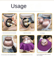 Portable Moxibustion Box Waist Abdomen Moxibustion Equipment(Pink)