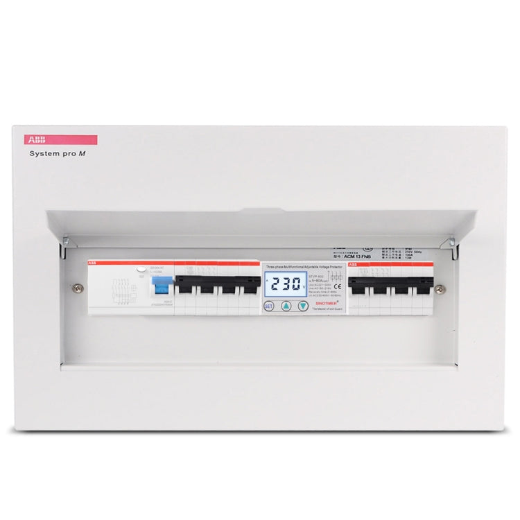 SINOTIMER STVP-932 80A 3-phase 380V LCD Self-resetting Adjustable Surge Voltage Protector