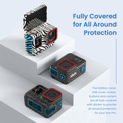 For Insta360 Ace Pro aMagisn Body Sticker Sports Camera Accessories(Feather)