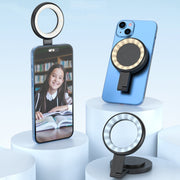 Cell Phone Magnetic Fill Light Portable Photo Pocket Lamp(White)