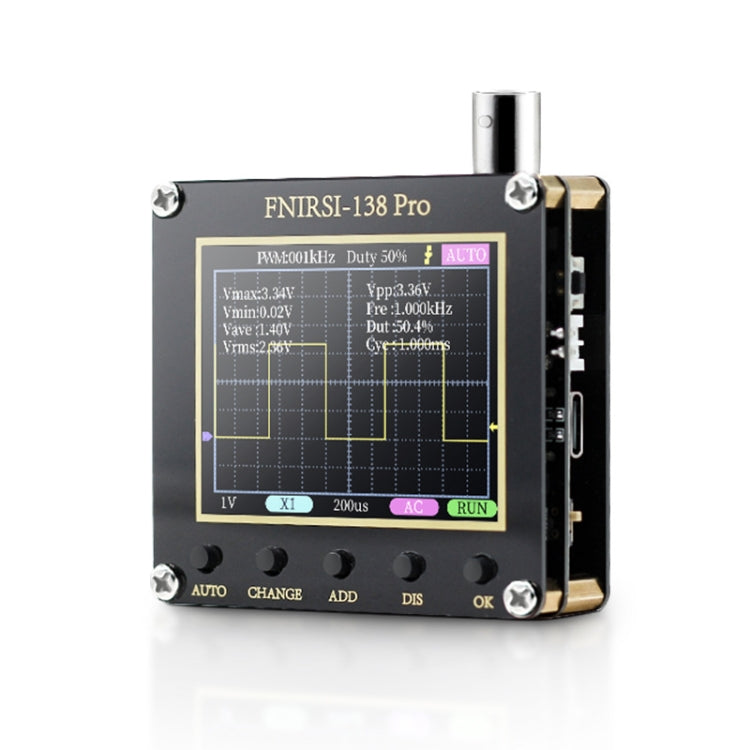 FNIRSI Handheld Small Teaching Maintenance Digital Oscilloscope, Specification: Upgrade Without Battery