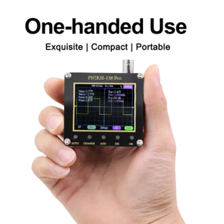FNIRSI Handheld Small Teaching Maintenance Digital Oscilloscope, Specification: Upgrade Without Battery