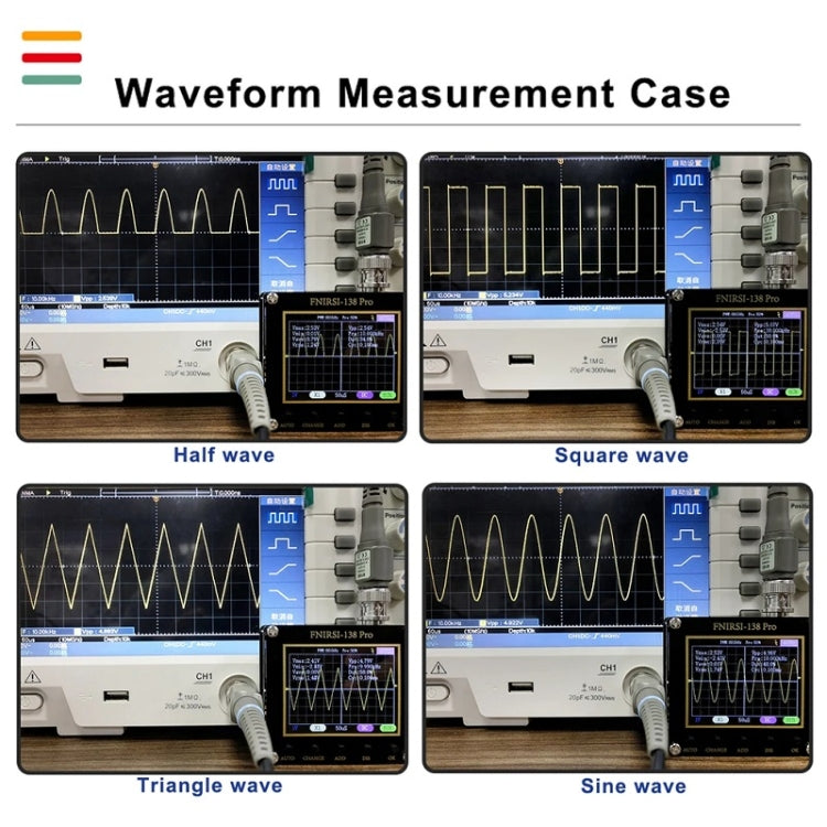 FNIRSI Handheld Small Teaching Maintenance Digital Oscilloscope, Specification: Upgrade Without Battery