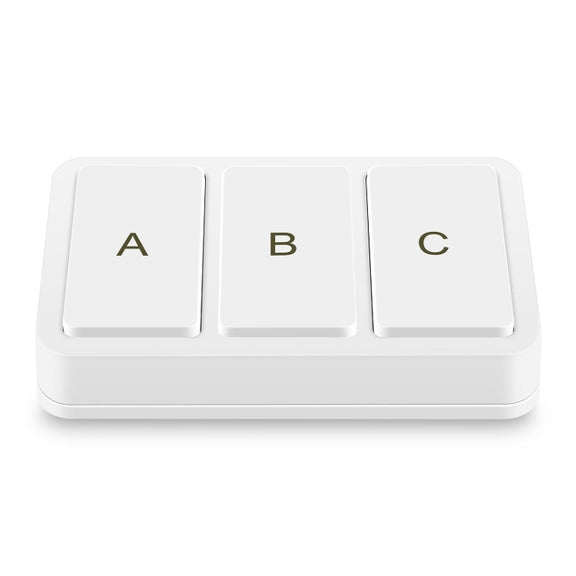 Zigbee Tuya Smart 3-key Situational Wireless Smart Switch(3 Road)