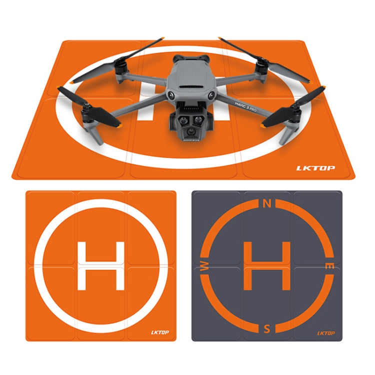 LKTOP 50cm Drone Universal Landing Pad Double-sided Water-resistant Foldable RC Aircraft Launch Mat