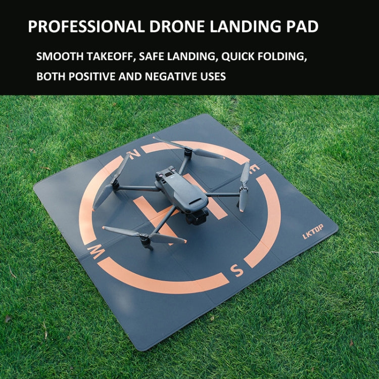 LKTOP 50cm Drone Universal Landing Pad Double-sided Water-resistant Foldable RC Aircraft Launch Mat