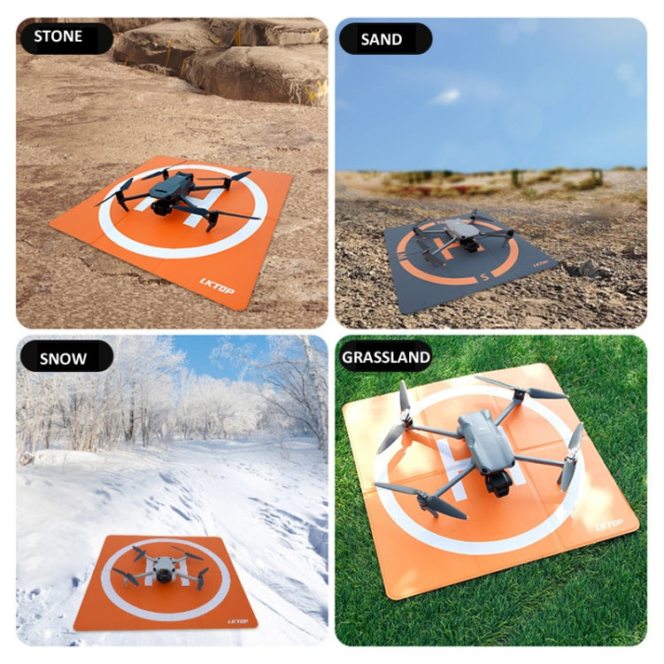 LKTOP 50cm Drone Universal Landing Pad Double-sided Water-resistant Foldable RC Aircraft Launch Mat