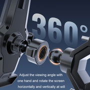 Cycling Bicycle Automatic Locking Mobile Phone Holder(Handlebars)