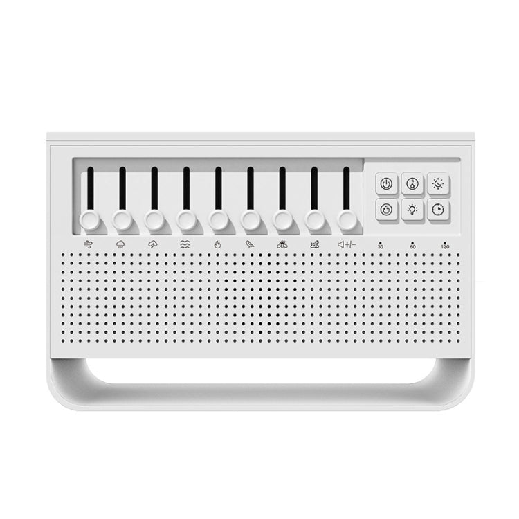 C221 Bluetooth White Noise Flame Aromatherapy Machine Home Desktop Humidifier(English Version)