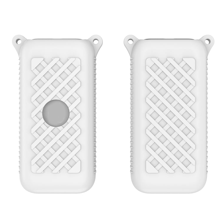 For Apple Vision Pro Battery Protective Case Silicone Cover(White)