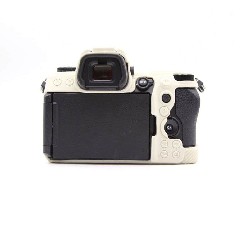 For Nikon Z6III Camera Protective Silicone Case, Color: Beige