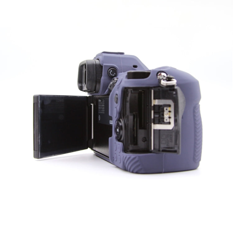 For Nikon Z6III Camera Protective Silicone Case, Color: Deep Blue