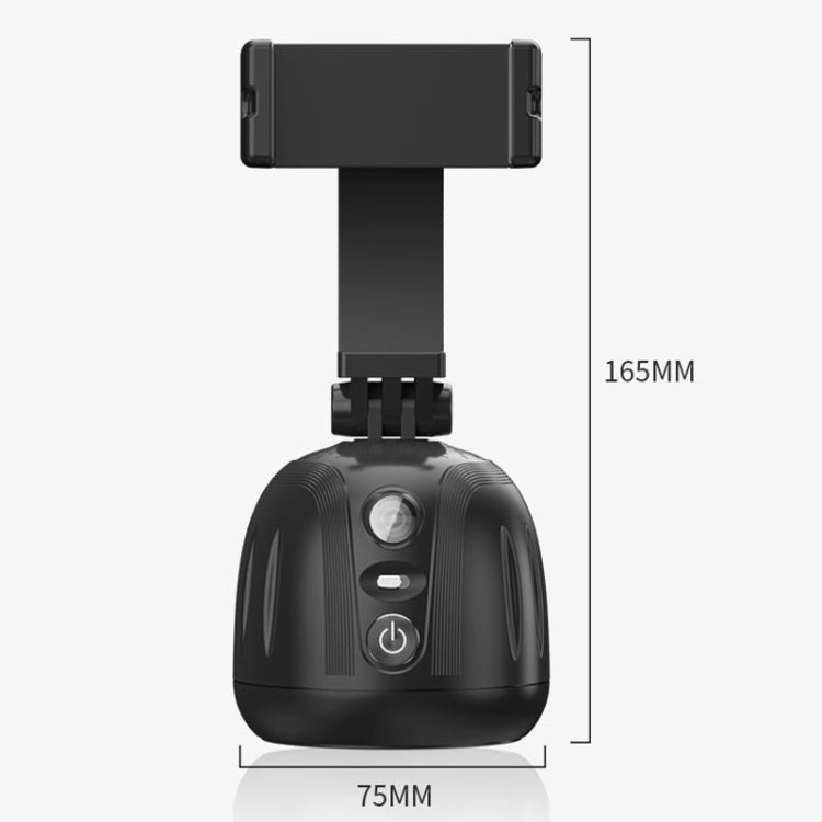 360 Degree Intelligent Follow Live Video Recording Desktop Stabilizer(White)