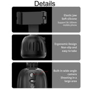 360 Degree Intelligent Follow Live Video Recording Desktop Stabilizer(White)