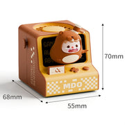 Cartoon Game Console Shape USB Charging Portable Bladeless Halter Fan(Water Pipe)