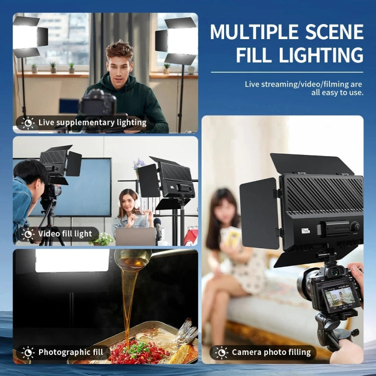 Pixel  P30 20W 2500-6500K 2400Lux Dual Color Temperature Photography Fill Light Standard Set