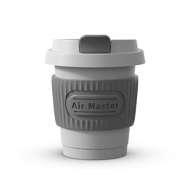 BEN.JACK Coffee Cup Car Perfume Air Conditioner Air Outlet Aromatherapy Ornaments(Light Smoke Gray+Gray)