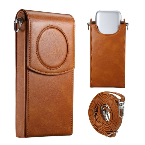 For Apple Vision Pro Power Organizer Case Carrying Bag(Brown)