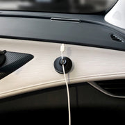 BEN.JACK Desktop Data Cable Storage Buckle Headphone Cable Holder(Black)