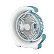 F11 USB Charging Cool Marquee Desktop Portable Fan(Sky Blue) - Electric Fans by PMC TechLife | Online Shopping South Africa | PMC TechLife | Buy Now Pay Later Mobicred