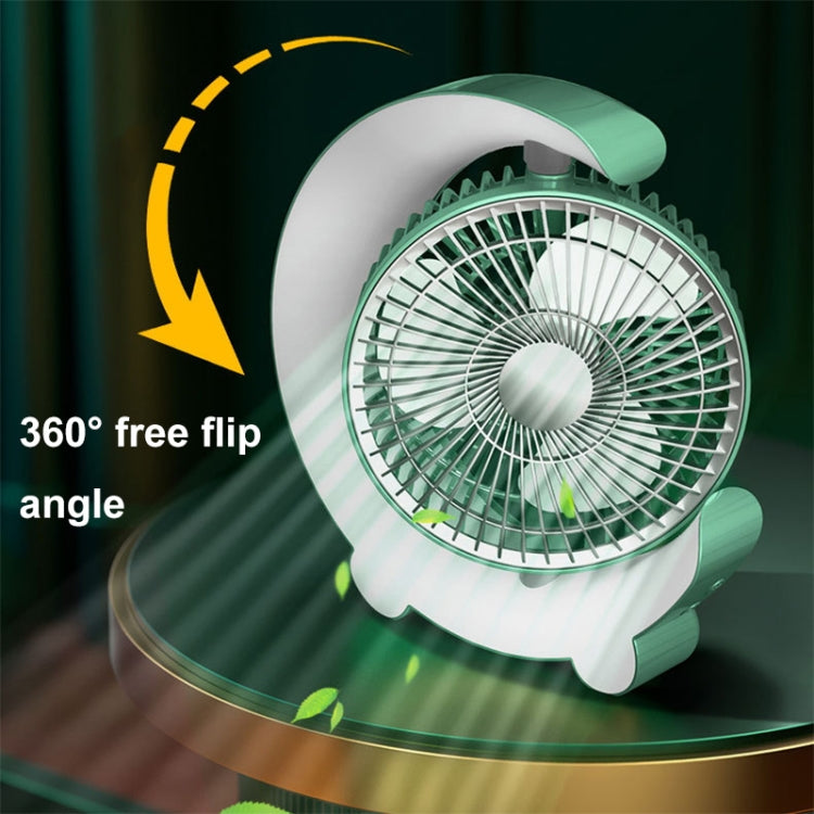 F11 USB Charging Cool Marquee Desktop Portable Fan(Sky Blue)