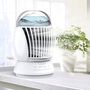 CF-009 USB Touch Spray Humidification Air Conditioning Fan Desktop Office Air Cooler(White)