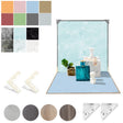 2pcs 40cm Double-Sided Background Board + 7pcs Backdrop Paper Photography Props Set, Spec: Set 3 - Solid Color by PMC TechLife | Online Shopping South Africa | PMC TechLife | Buy Now Pay Later Mobicred